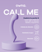 CALL-ME Vibrador semi-flexible para estimulación interna punto G