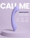 CALL-ME Vibrador semi-flexible para estimulación interna punto G
