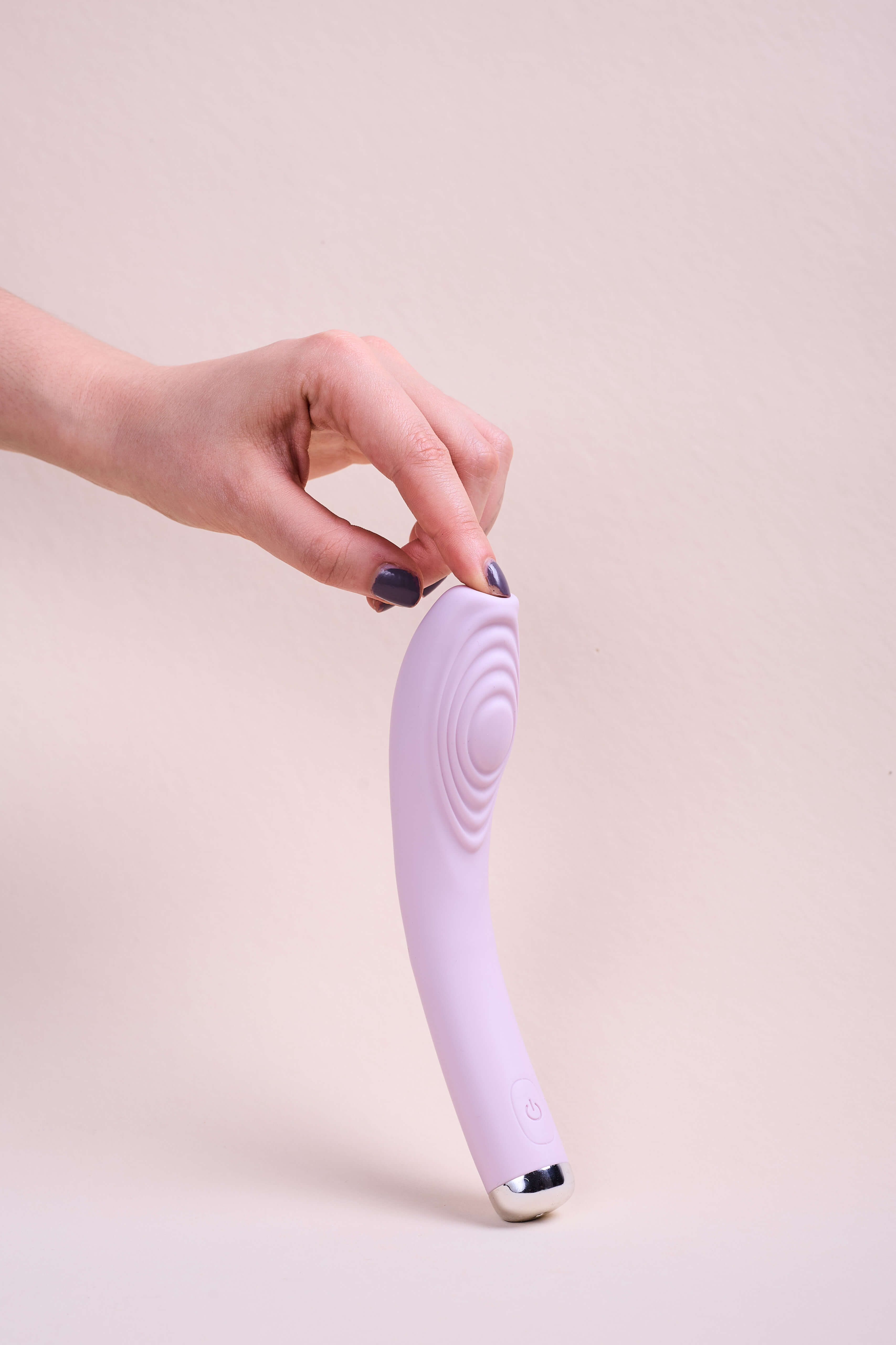 DIP Vibrador con textura para estimulación interna punto G