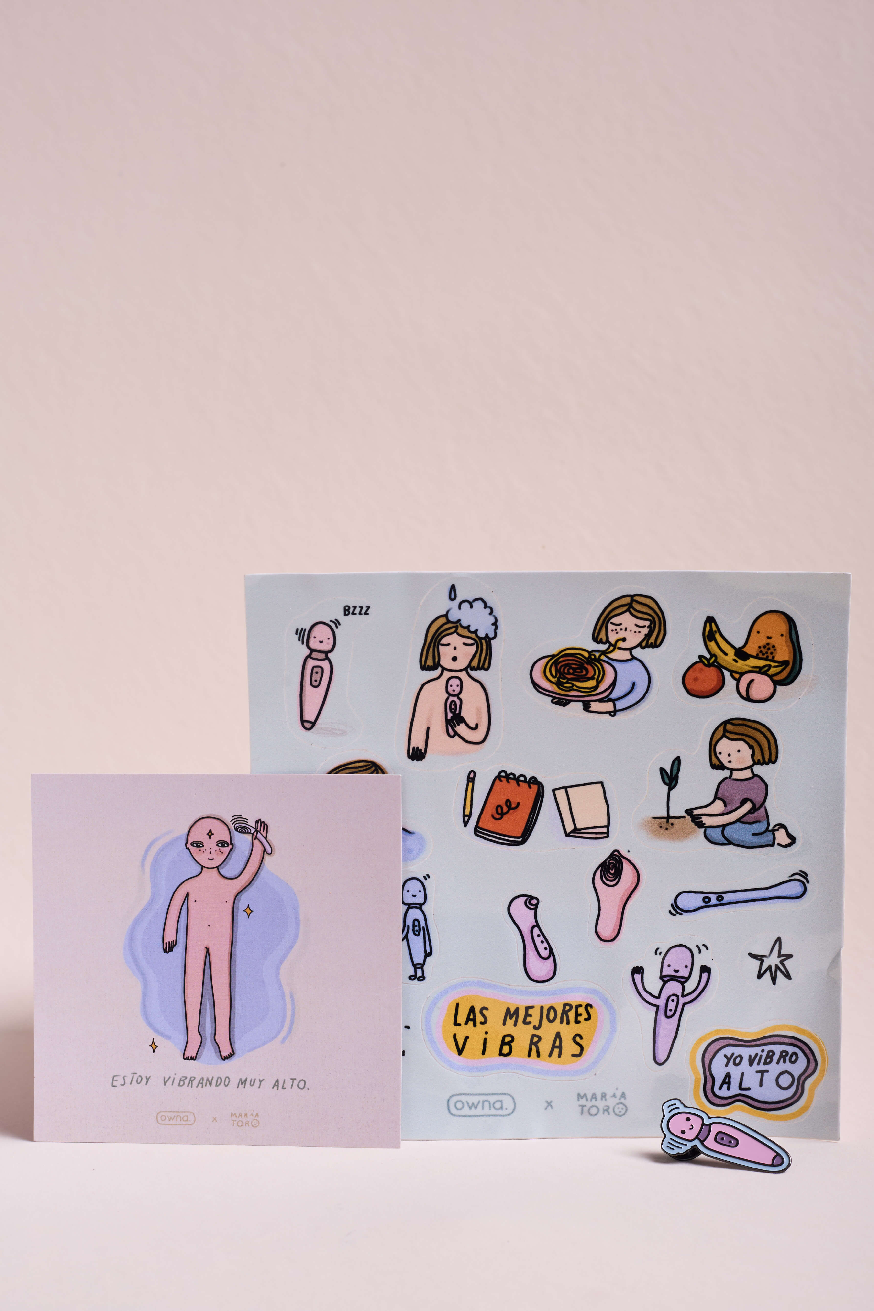 Owna Sticker PIN FLICK STICKERS Y POSTAL – Ownacare